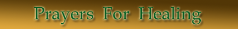 prayers for healing header image